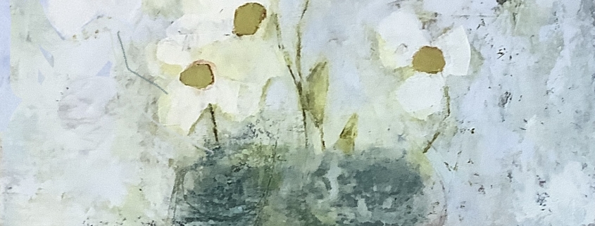 oil painting of flowers